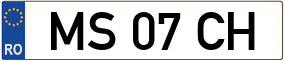 Truck License Plate